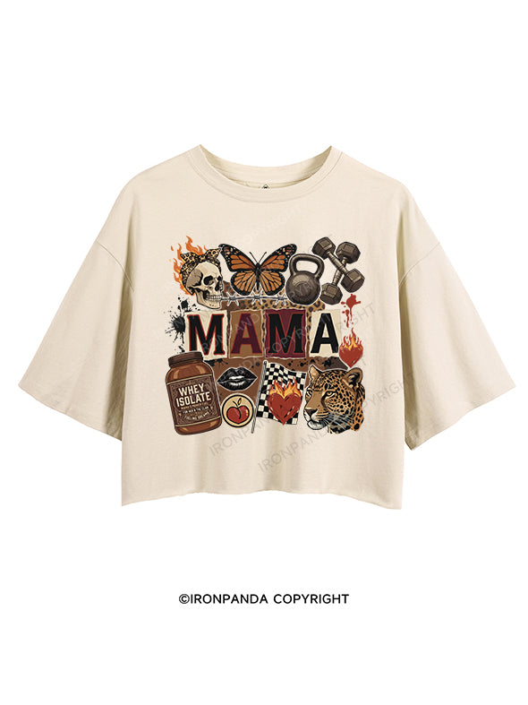 Strong  and  Sexy  Mom CROP TOPS