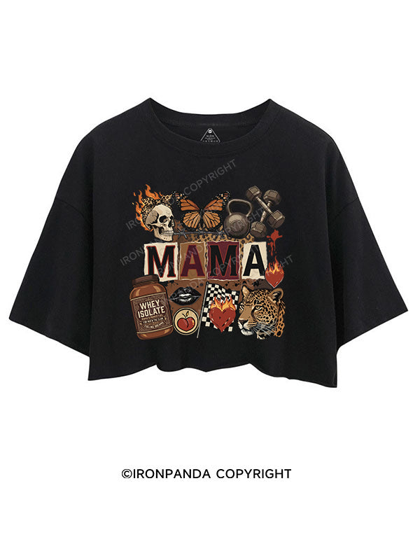 Strong  and  Sexy  Mom CROP TOPS