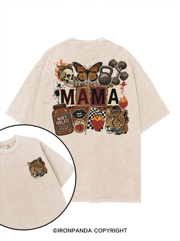 Strong  and  Sexy  Mom printed Gym Shirt