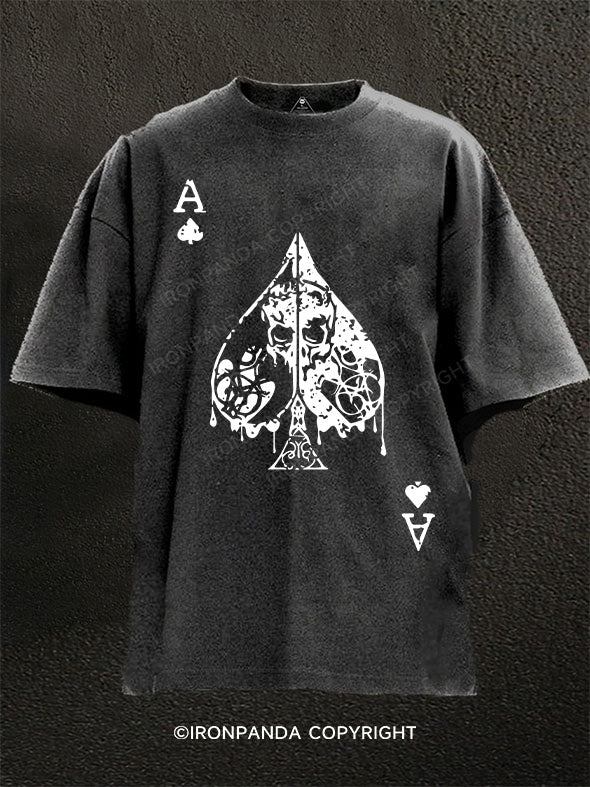THE ACE OF SPADES Washed Gym Shirt