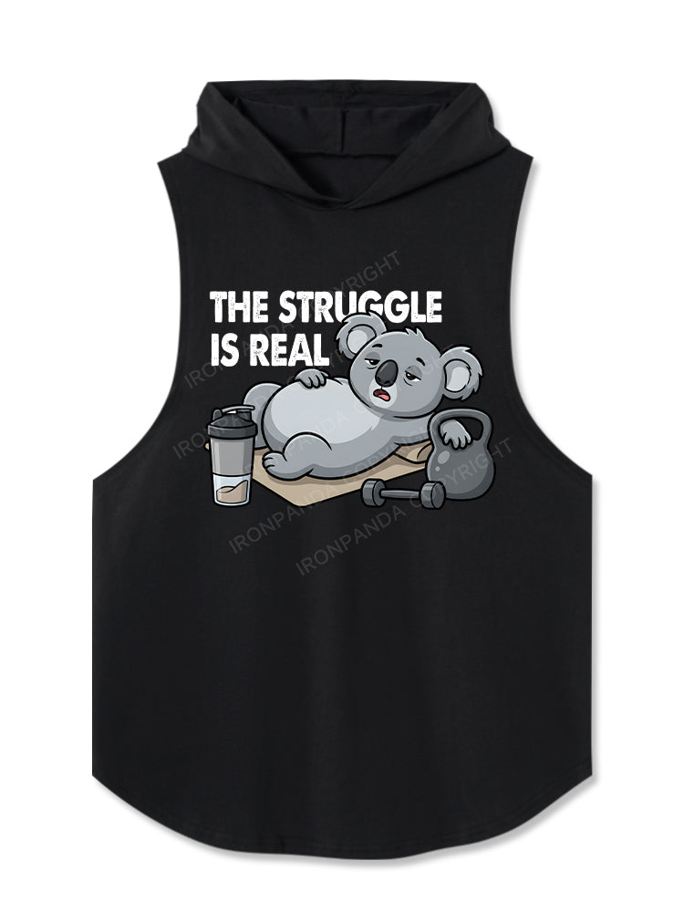 The Struggle is Real Hooded Tank