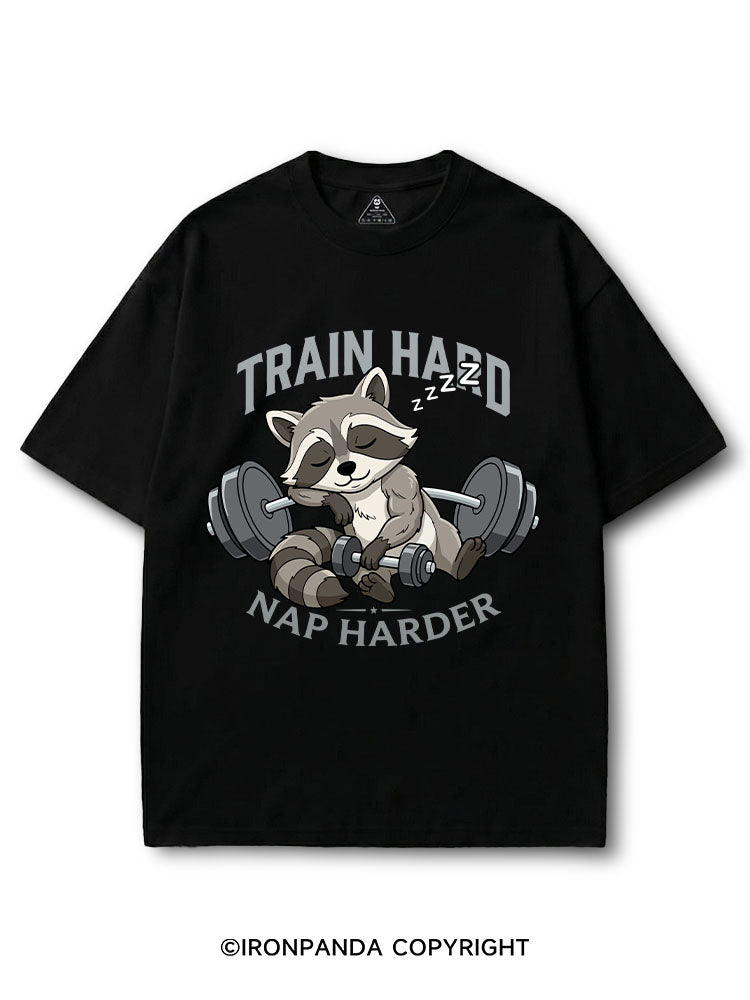 TRAIN HARD NAP HARDER COTTON PUMP COVER