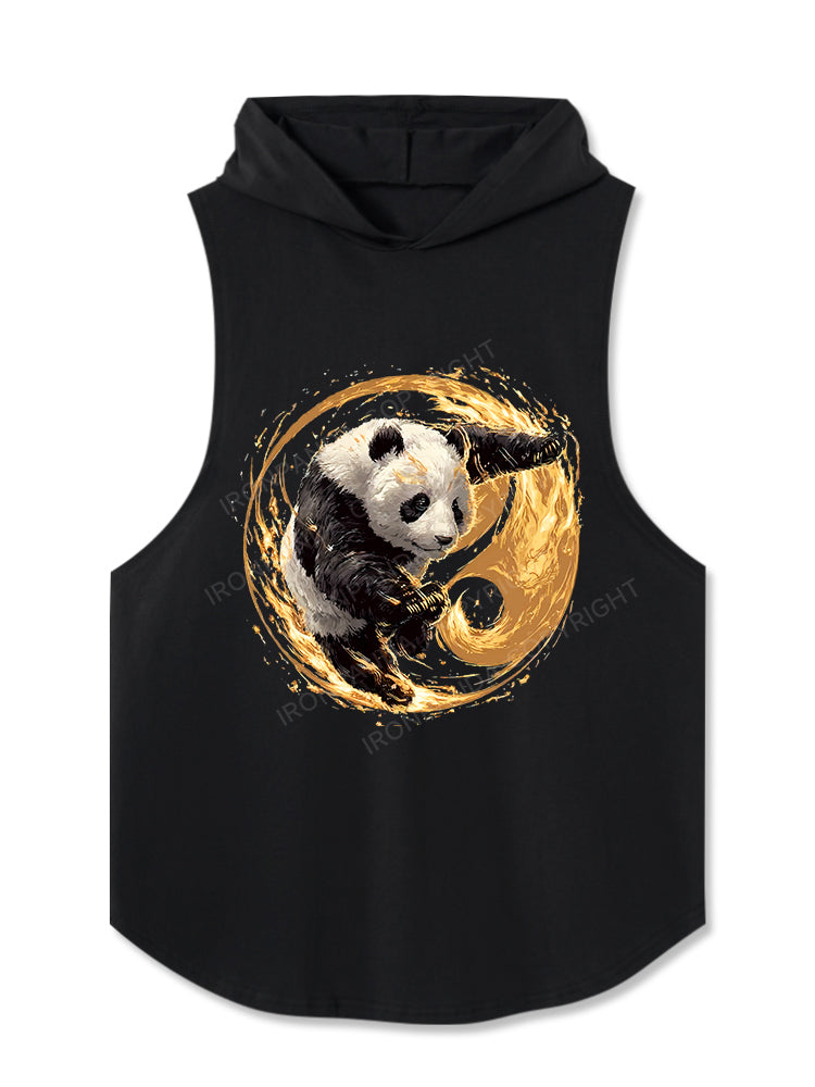Tai Chi Panda Hooded Tank
