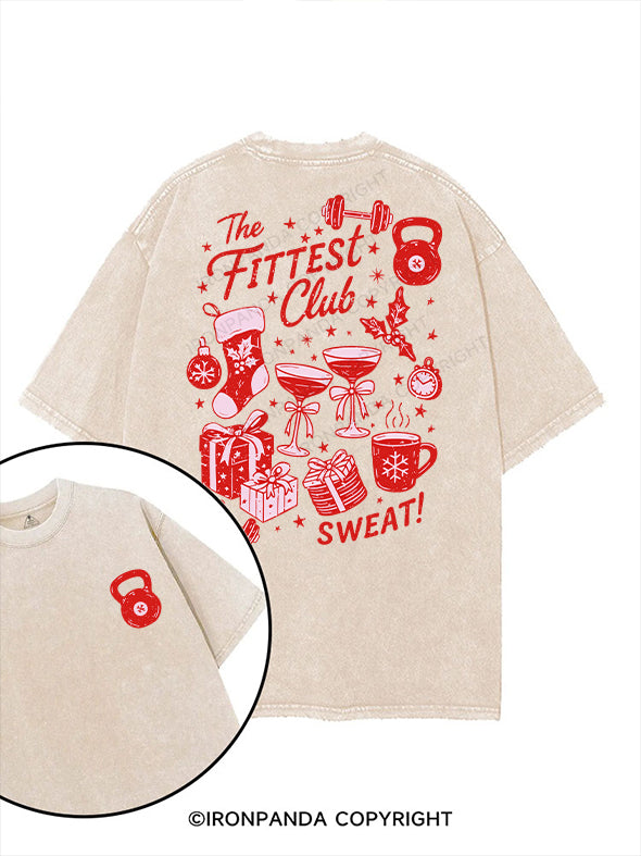 The Fittest Club printed Gym Shirt