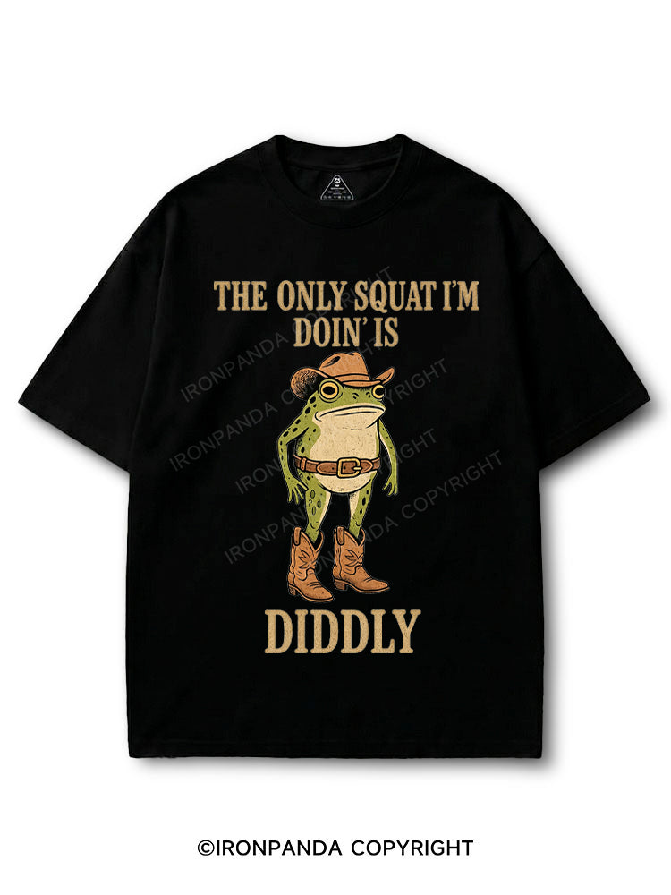 The Only Squat I'm Doin' Is Diddly COTTON PUMP COVER
