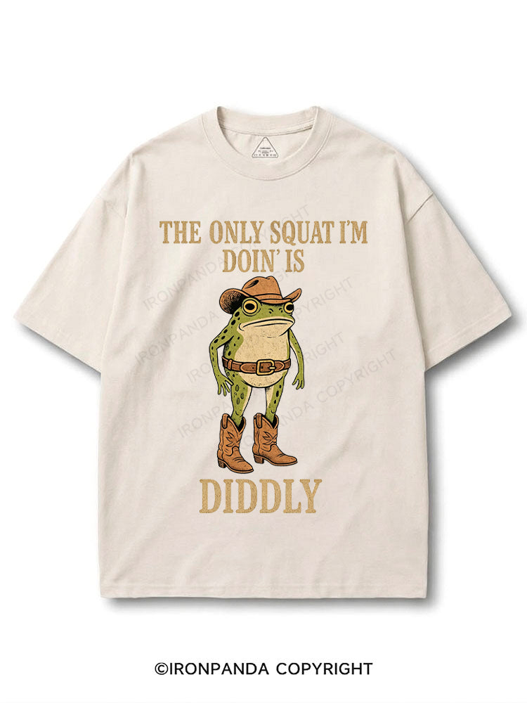 The Only Squat I'm Doin' Is Diddly COTTON PUMP COVER