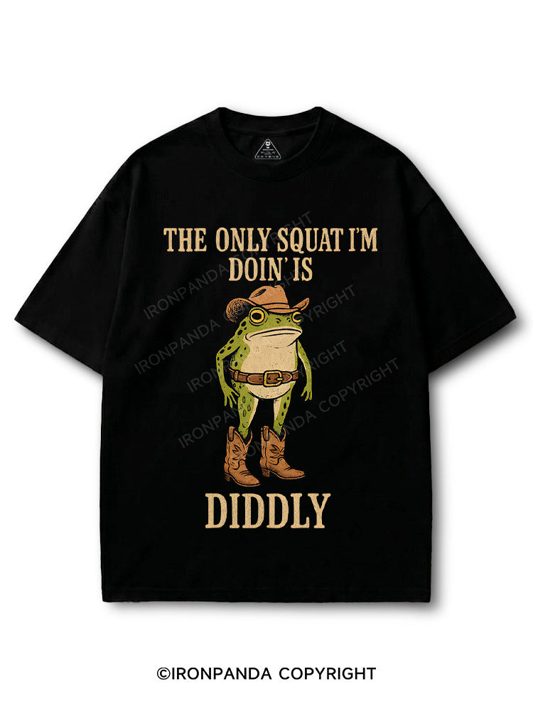 The Only Squat I'm Doin' Is Diddly COTTON PUMP COVER