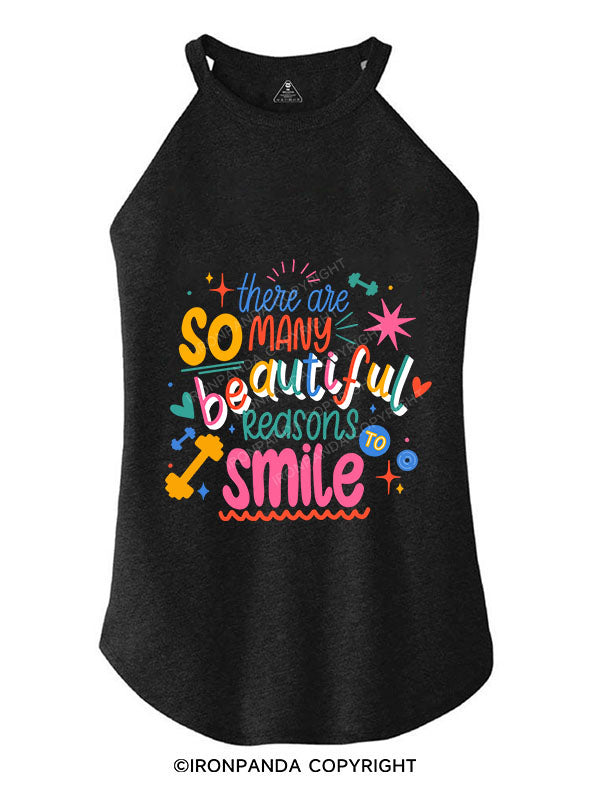 There are so many beautiful reasons to smile ROCKER COTTON TANK