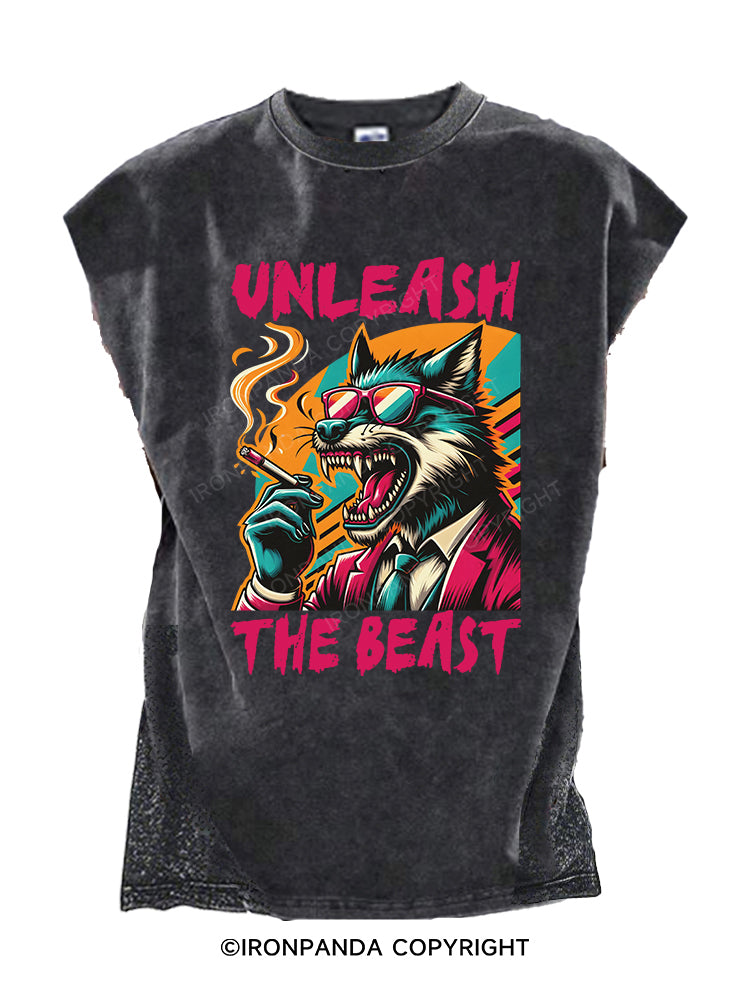 UNLEASH THE BEAST Cut Off Tank