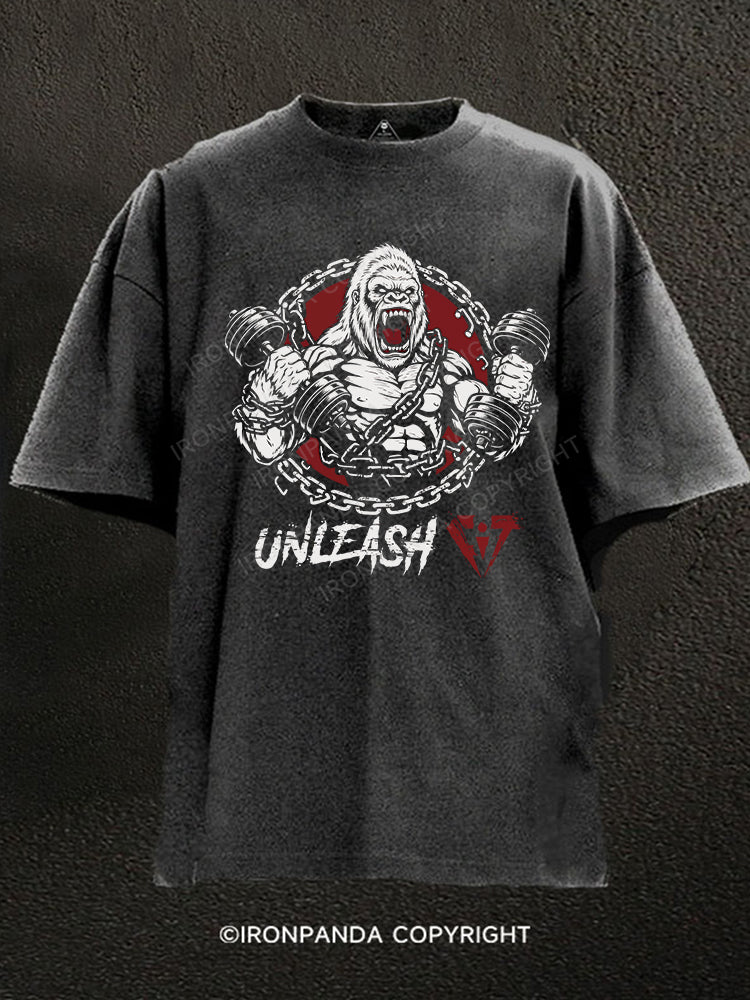 Unleash the Gorilla Washed Gym Shirt