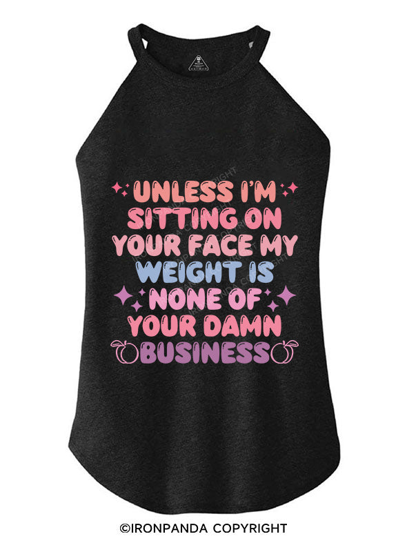 Unless I'm Sitting On Your Face ROCKER COTTON TANK