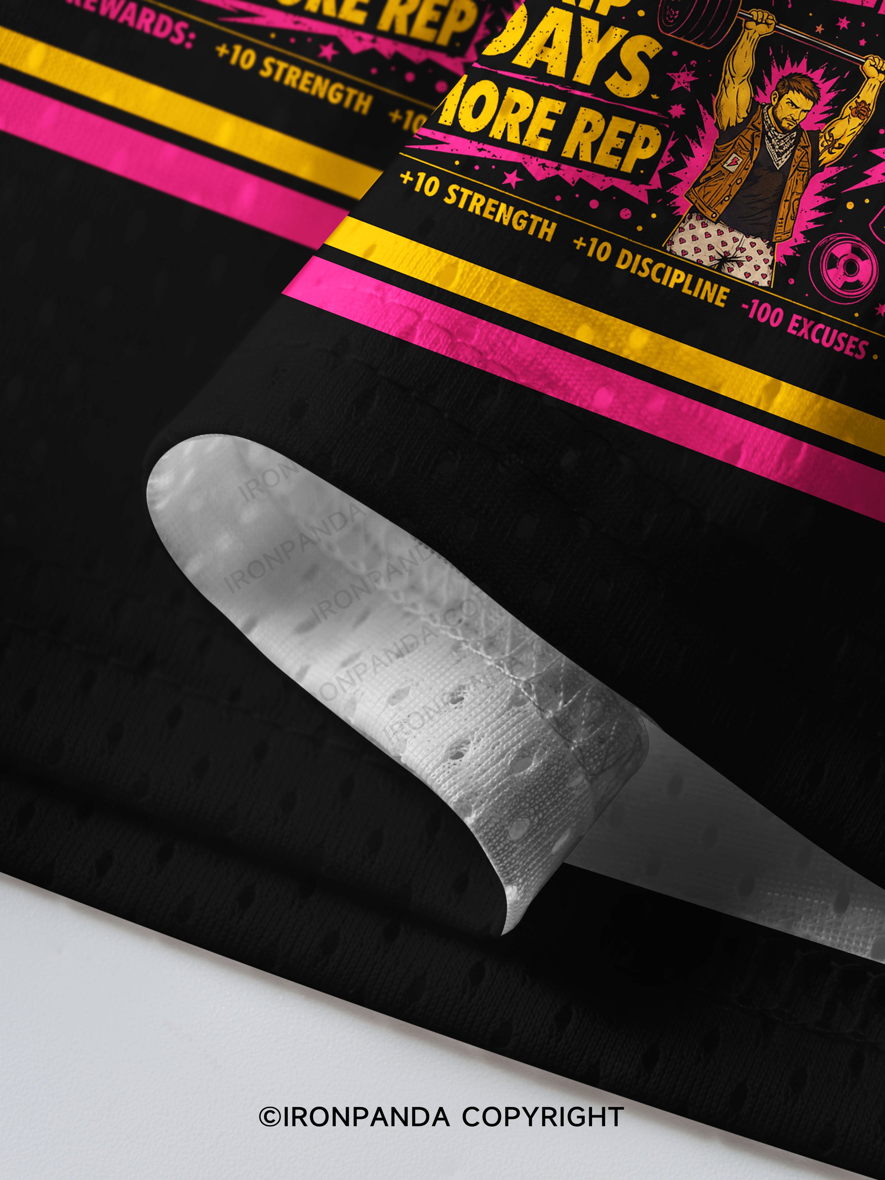 New Achievement Fitness Never Skip Leg Mesh Jersey