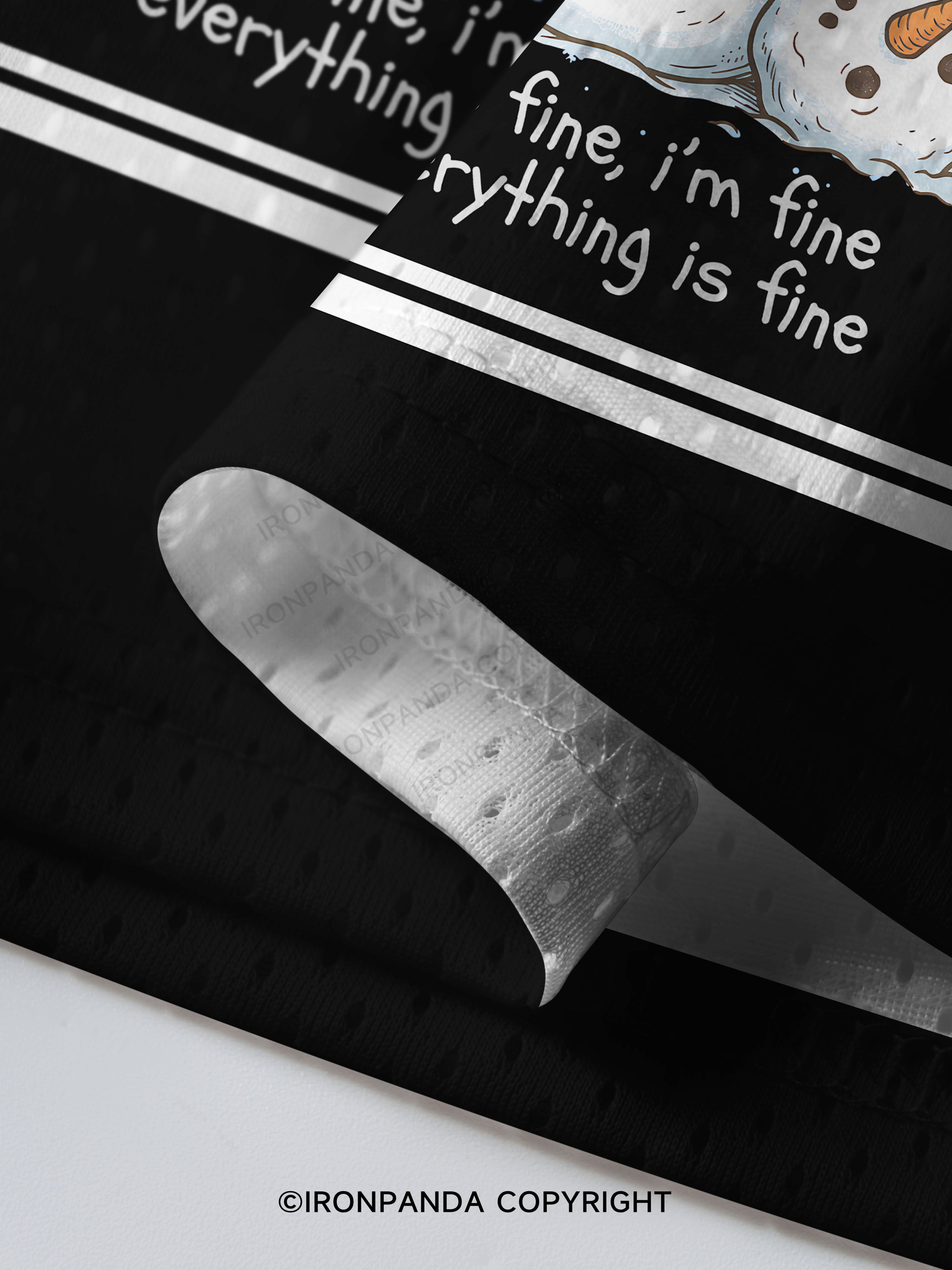 IT'S FINE, I'M FINE, EVERYTHING IS FINE Mesh Jersey