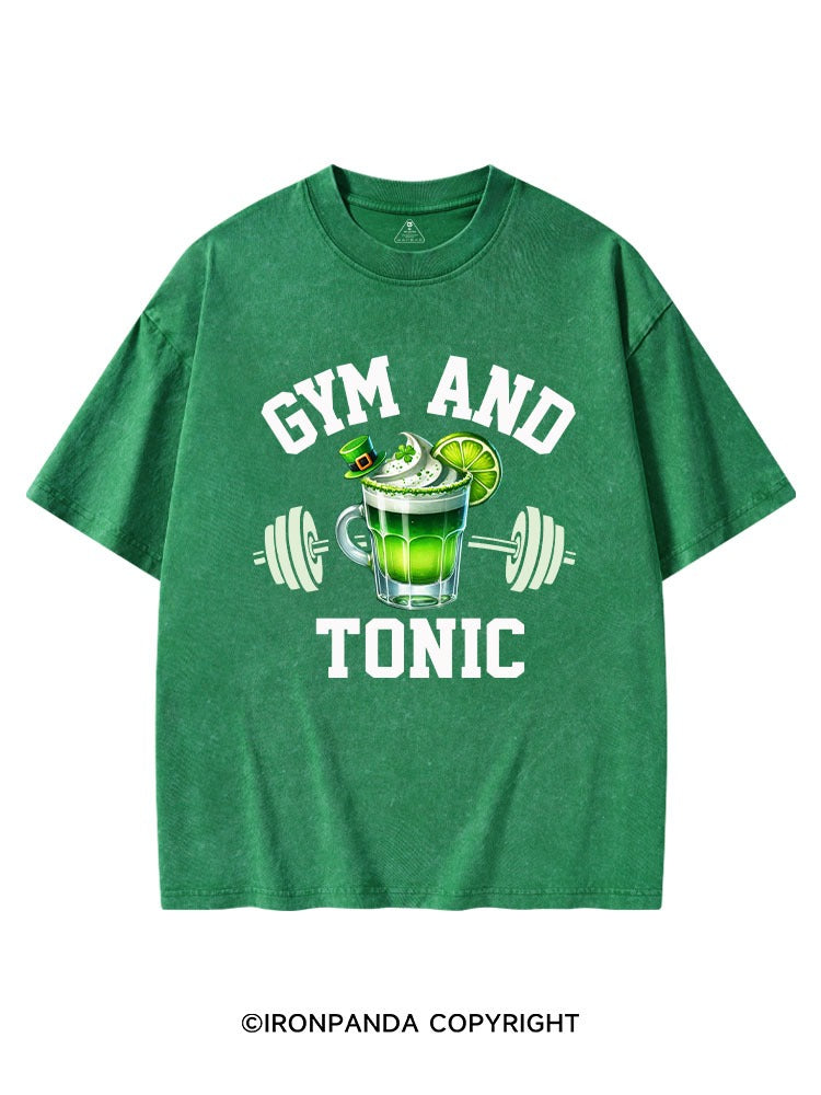 Gym and Tonic St Patrick's Washed Gym T-shirt