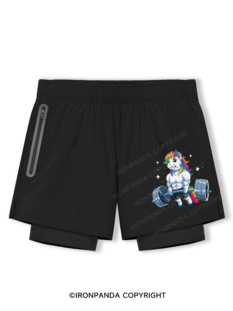 WEIGHTLIFTING UNICORN Breathable Training Shorts