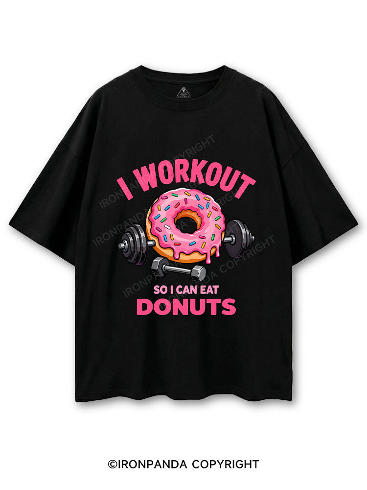 I Workout So I Can Eat Donuts COTTON PUMP COVER