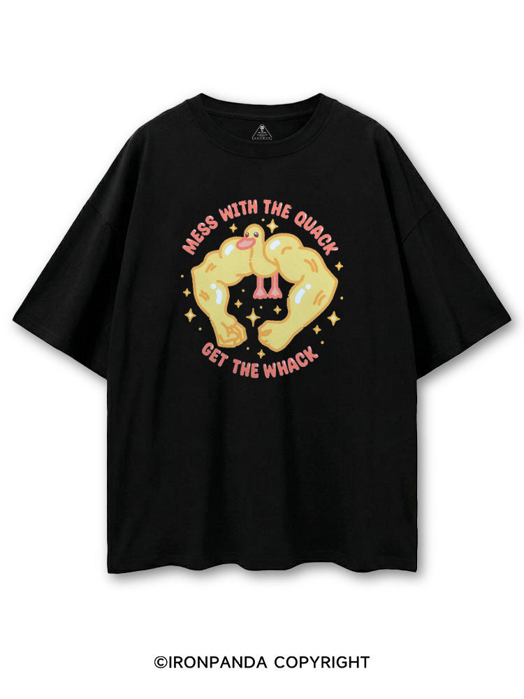 MESS WITH THE QUACK GET THE WHACK COTTON PUMP COVER