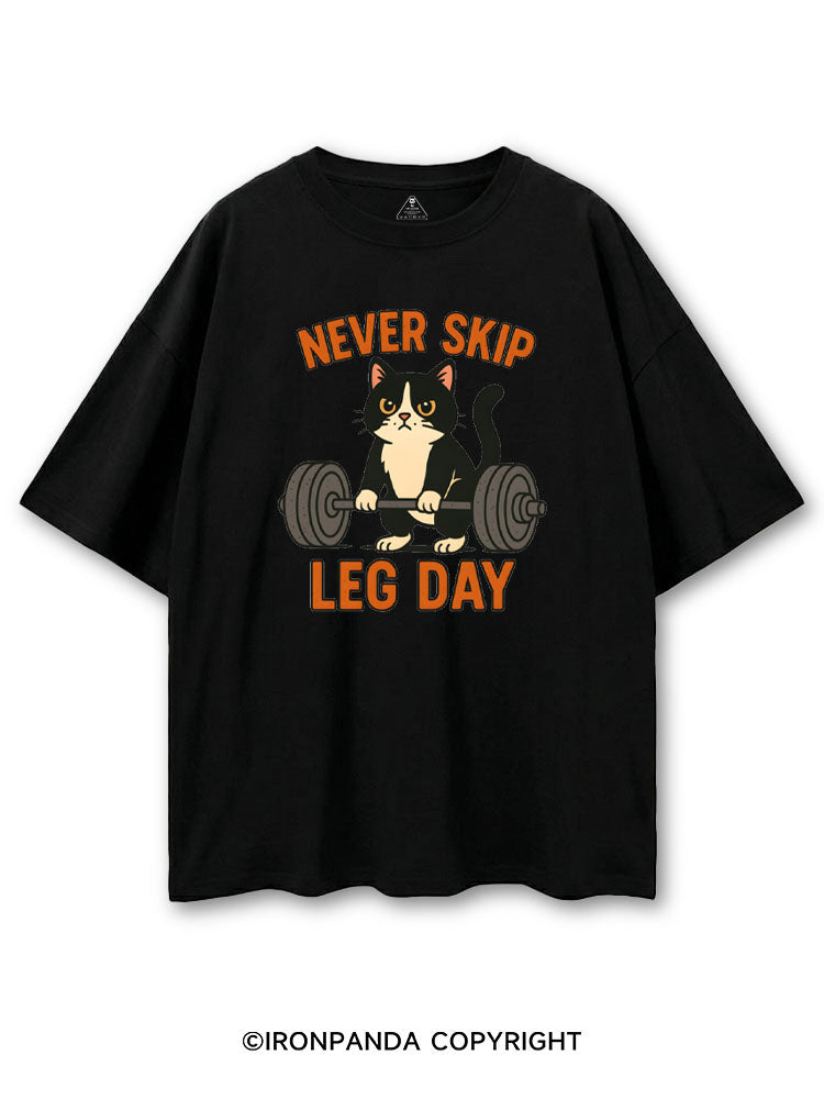 NEVER SKIP LEG DAY COTTON PUMP COVER