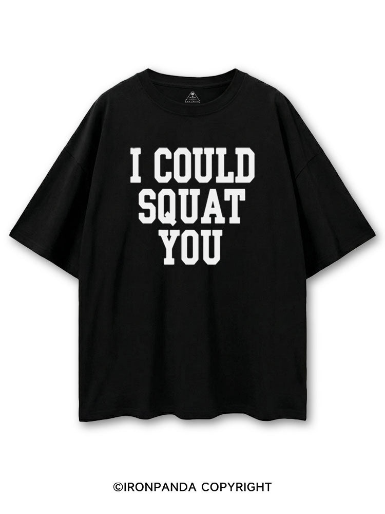 I COULD SQUAT YOU FITNESS COTTON PUMP COVER