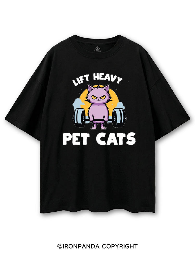 LIFT HEAVY PET CATS FUNNY COTTON PUMP COVER