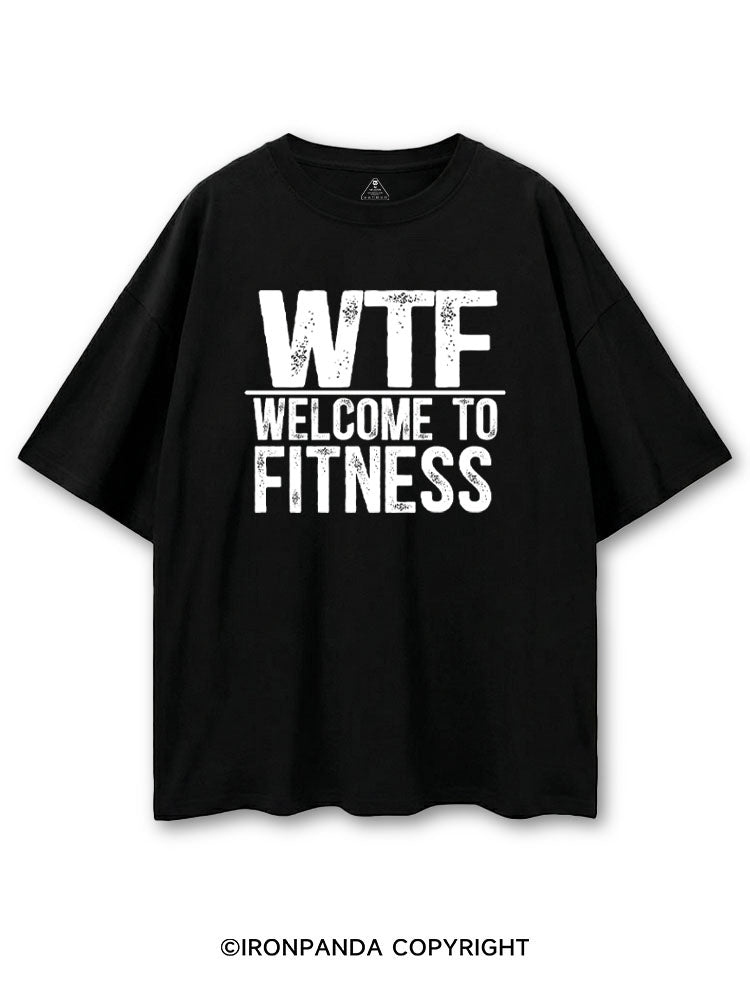 WTF WELCOME TO FITNESS COTTON PUMP COVER