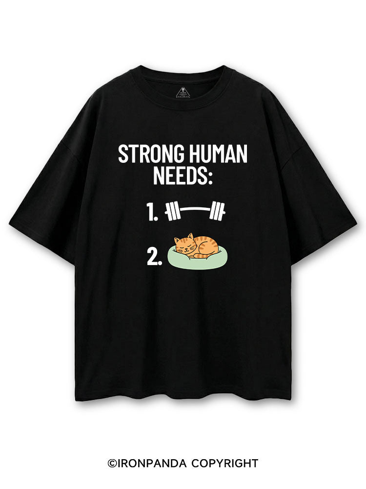 STRONG HUMAN NEEDS GYM & CAT COTTON PUMP COVER