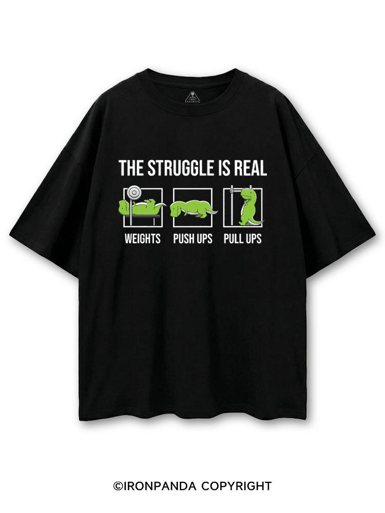 T-Rex The Struggle is Real COTTON PUMP COVER