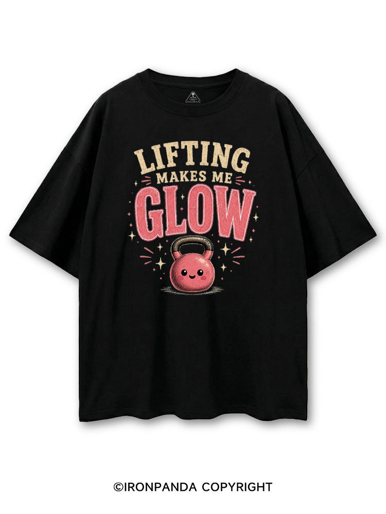 LIFTING MAKES ME GLOW COTTON PUMP COVER