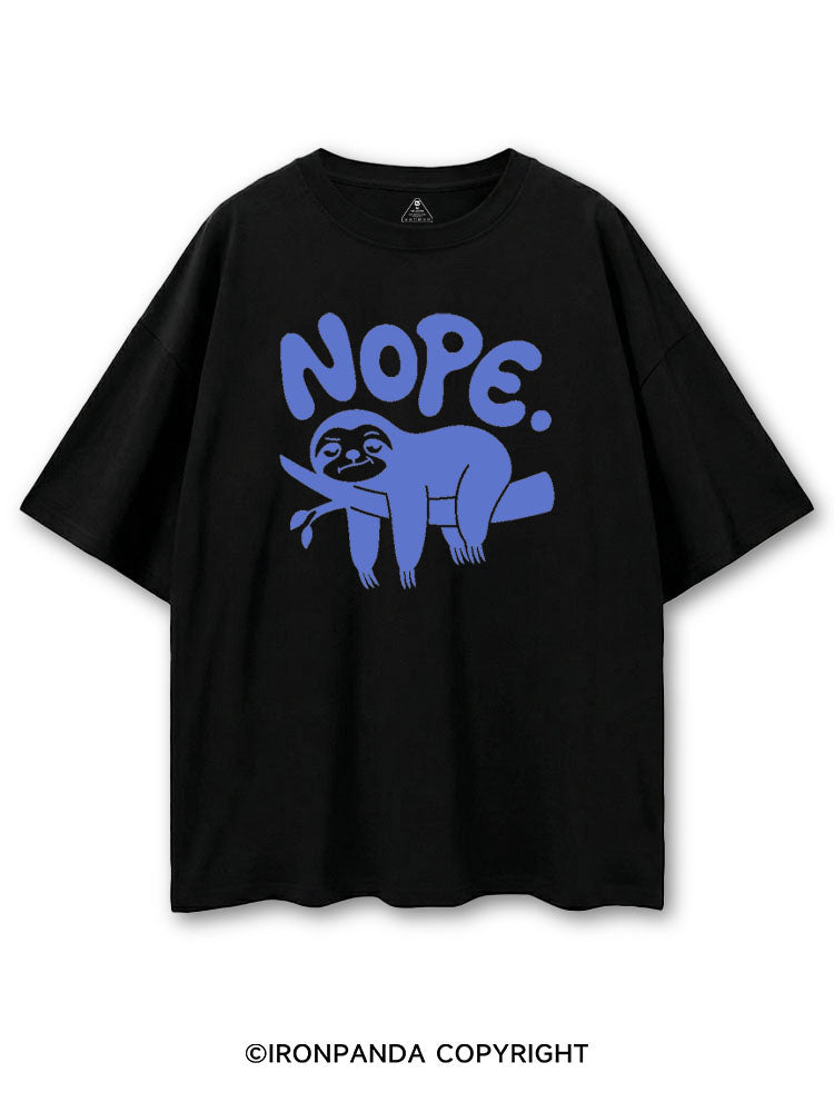 NO TODAY SLOTH COTTON PUMP COVER
