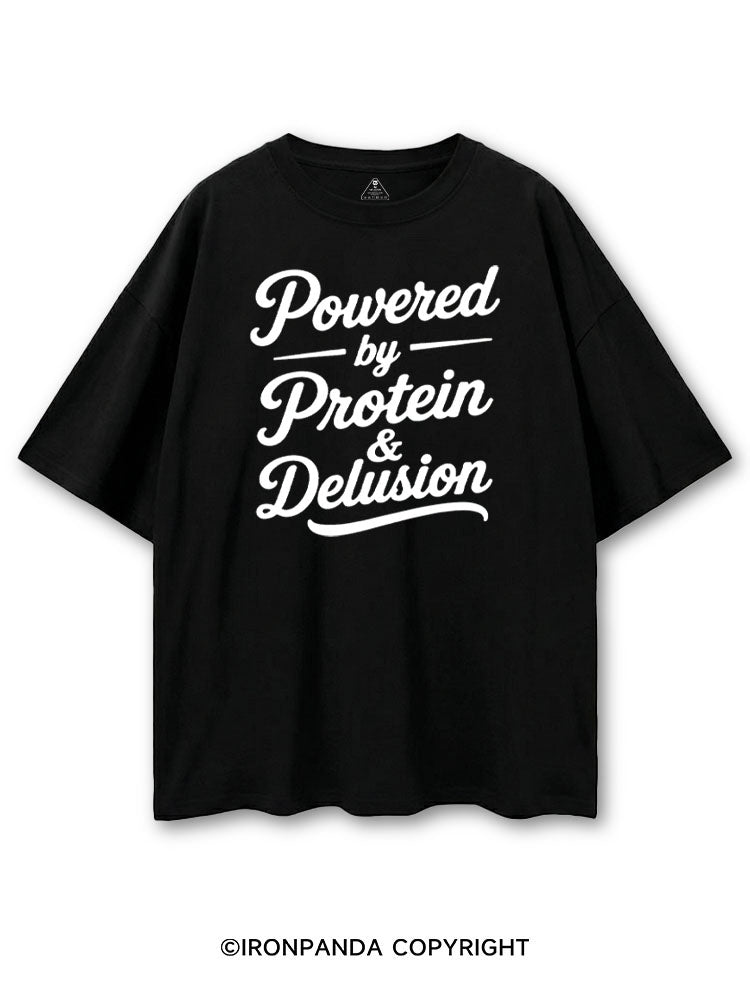 POWERED BY PROTEIN & DELUSION COTTON PUMP COVER