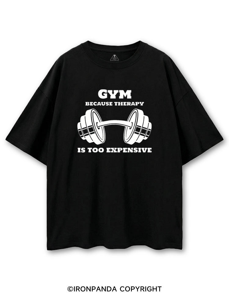 GYM BECAUSE THERAPY IS TOO EXPENSIVE COTTON PUMP COVER