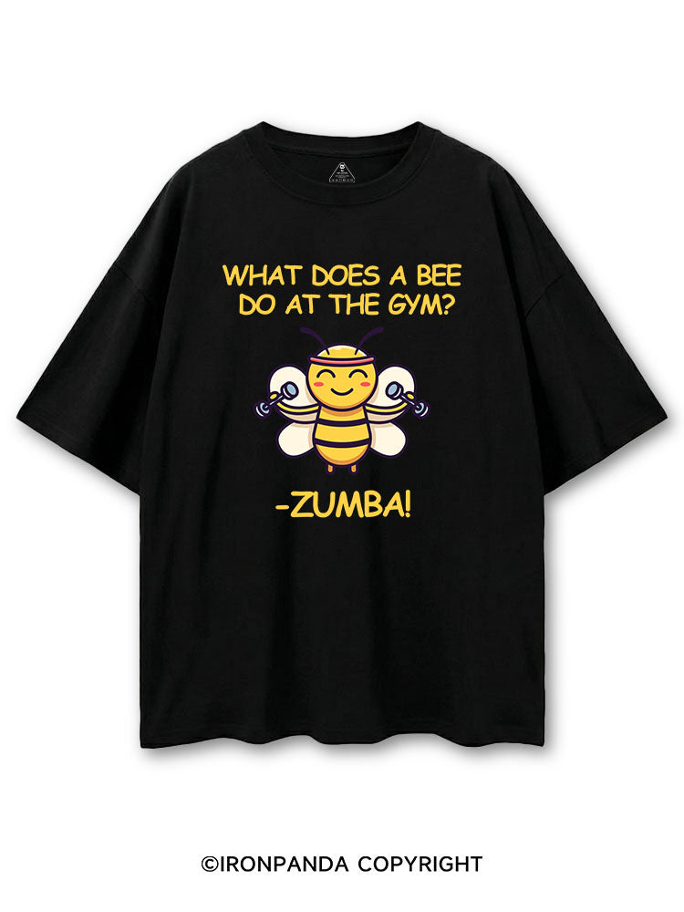 WHAT DOES A BEE DO AT THE GYM? -ZUMBA! COTTON PUMP COVER