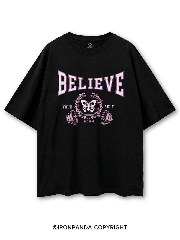 BELIEVE YOURSELF COTTON PUMP COVER