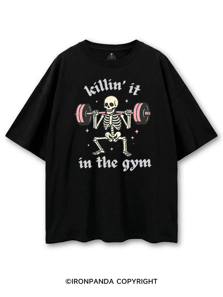 KILLIN' IT IN THE GYM COTTON PUMP COVER