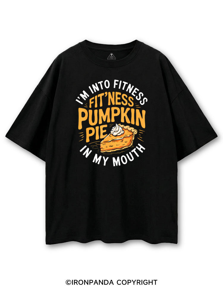 I'M INTO FITNESS FITNESS PUMPKIN PIE IN MY MOUTH COTTON PUMP COVER