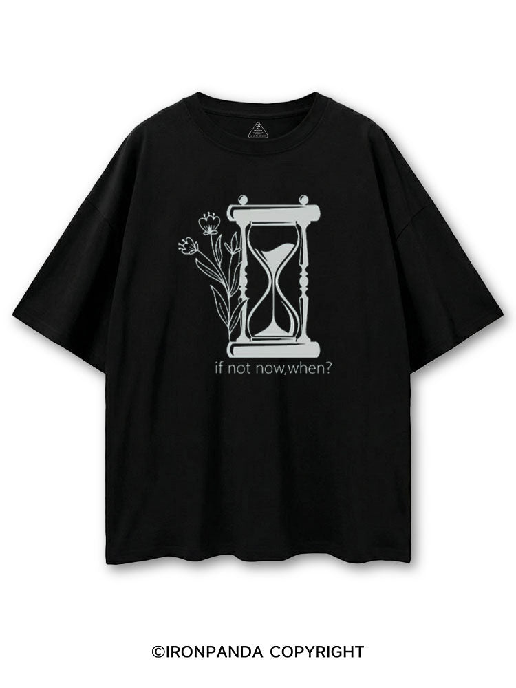IF NOT NOW, WHEN? COTTON PUMP COVER