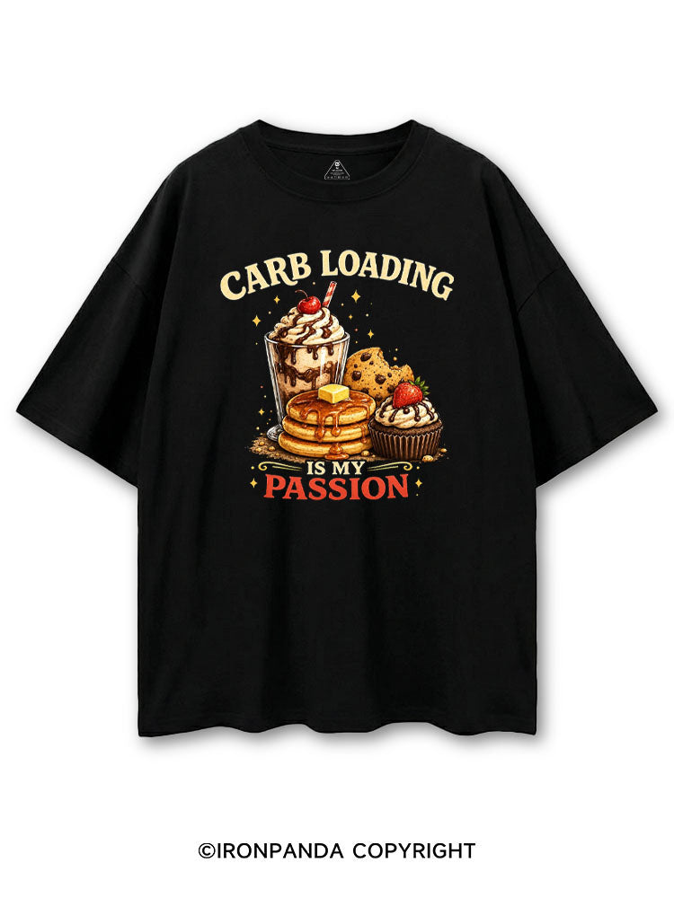 CARB LOADING IS MY PASSION COTTON PUMP COVER