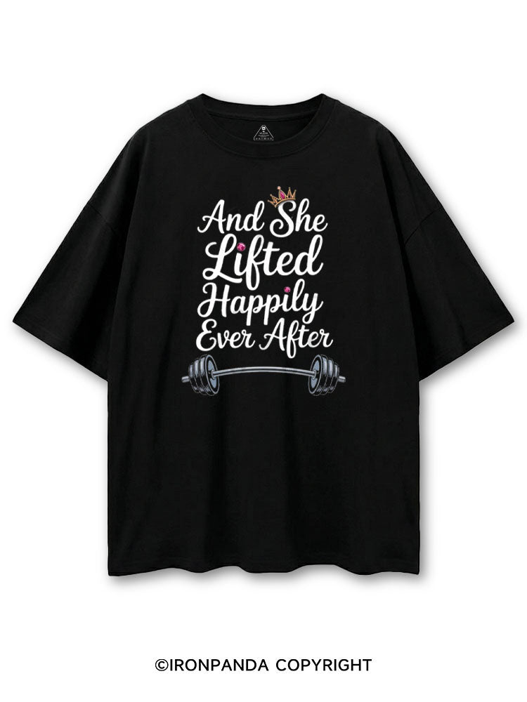 AND SHE LIFTED HAPPILY EVER AFTER COTTON PUMP COVER
