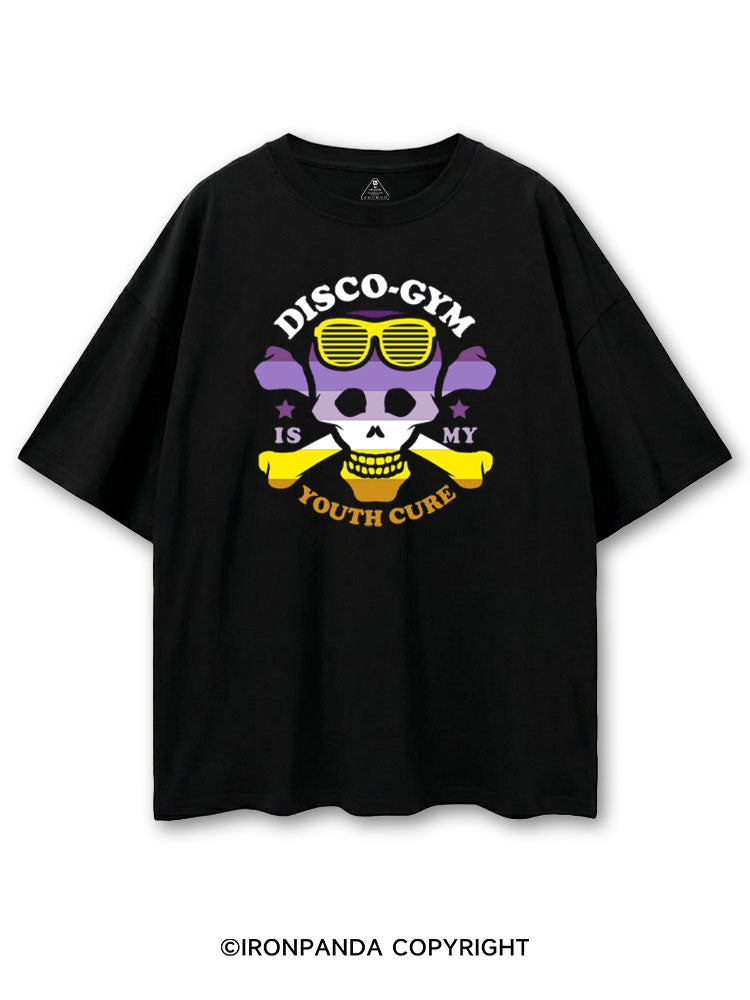 DISCO-GYM IS MY YOUTH CURE COTTON PUMP COVER