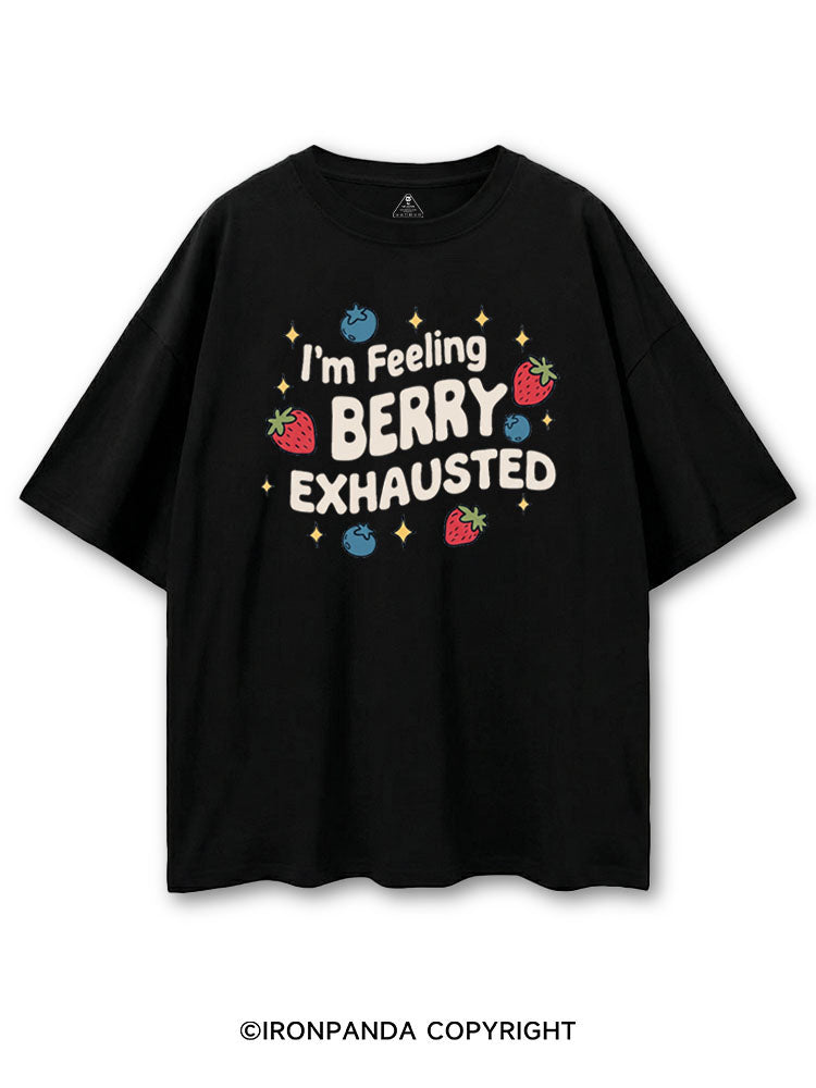 I'M FEELING BERRY EXHAUSTED COTTON PUMP COVER