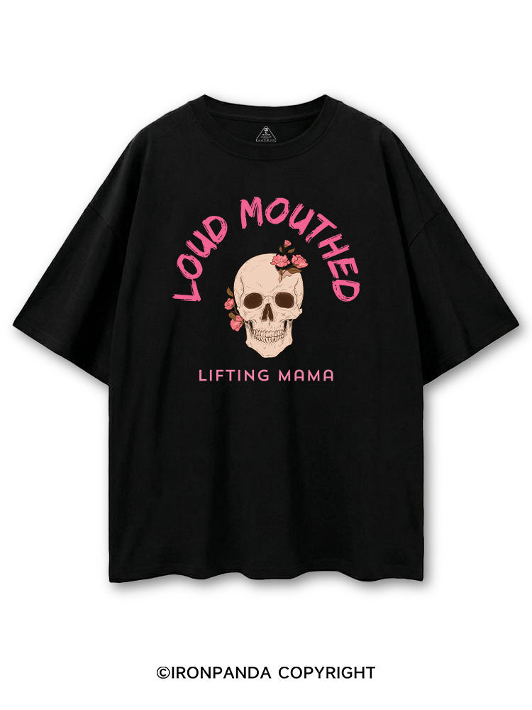 LOUD MOUTHED LIFTING MAMA COTTON PUMP COVER