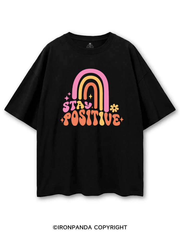 STAY POSITIVE FUNNY GYM COTTON PUMP COVER