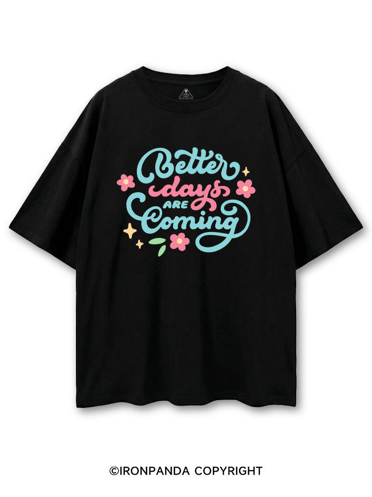 BETTER DAYS ARE COMING COTTON PUMP COVER