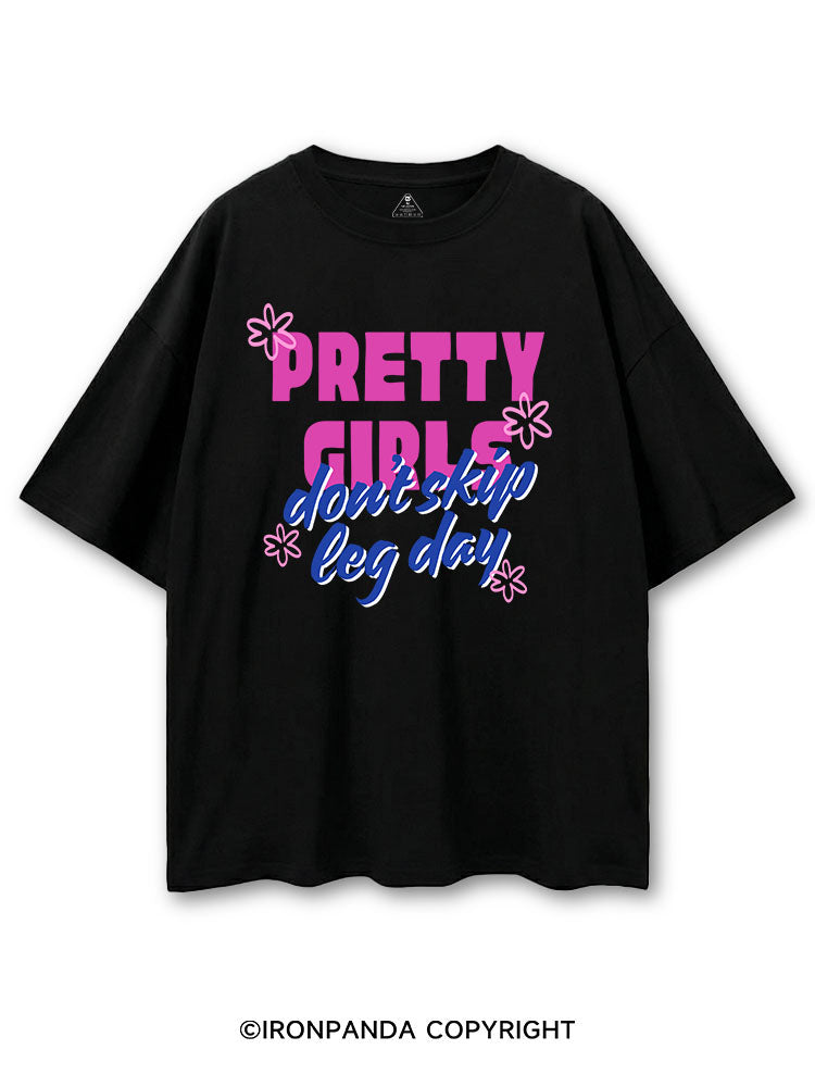 PRETTY GIRLS DON'T SKIP LEG DAY COTTON PUMP COVER