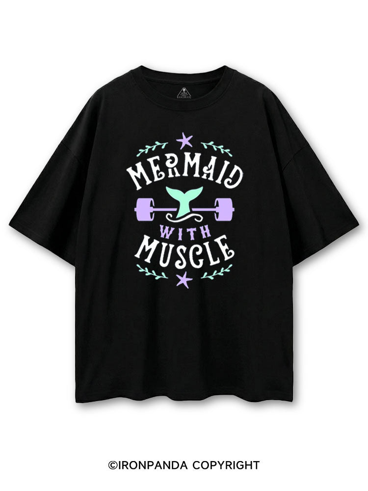 MERMAID WITH MUSCLE COTTON PUMP COVER