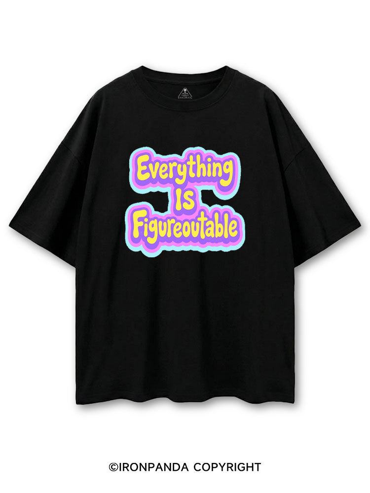 EVERYTHING IS FIGUREOUTABLE COTTON PUMP COVER
