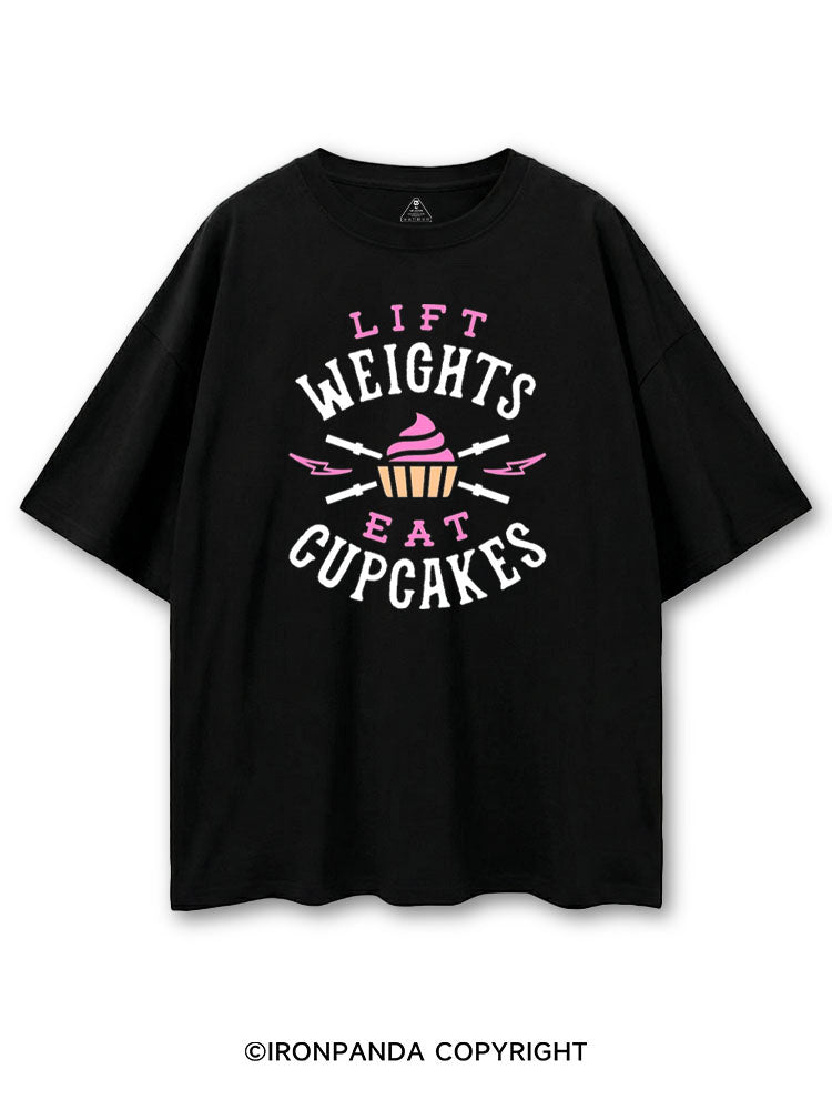 LIFT WEIGHTS EAT CUPCAKES COTTON PUMP COVER