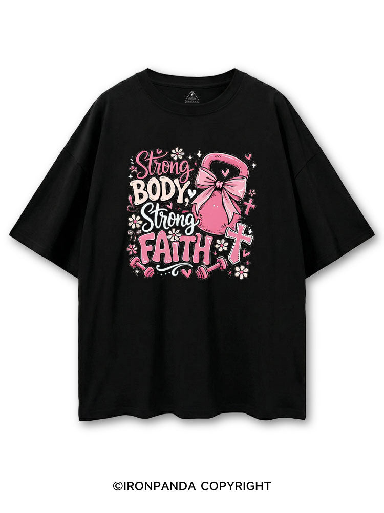 STRONG BODY, STRONG FAITH COTTON PUMP COVER