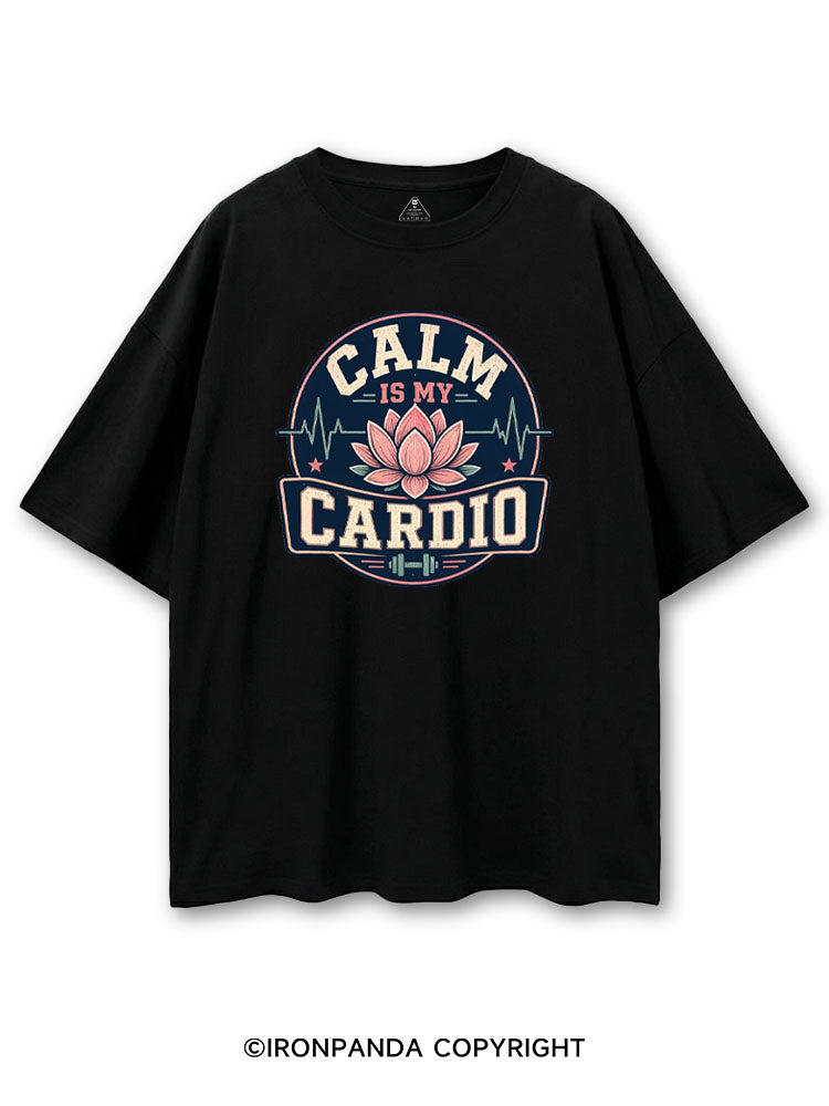 CALM IS MY CARDIO COTTON PUMP COVER