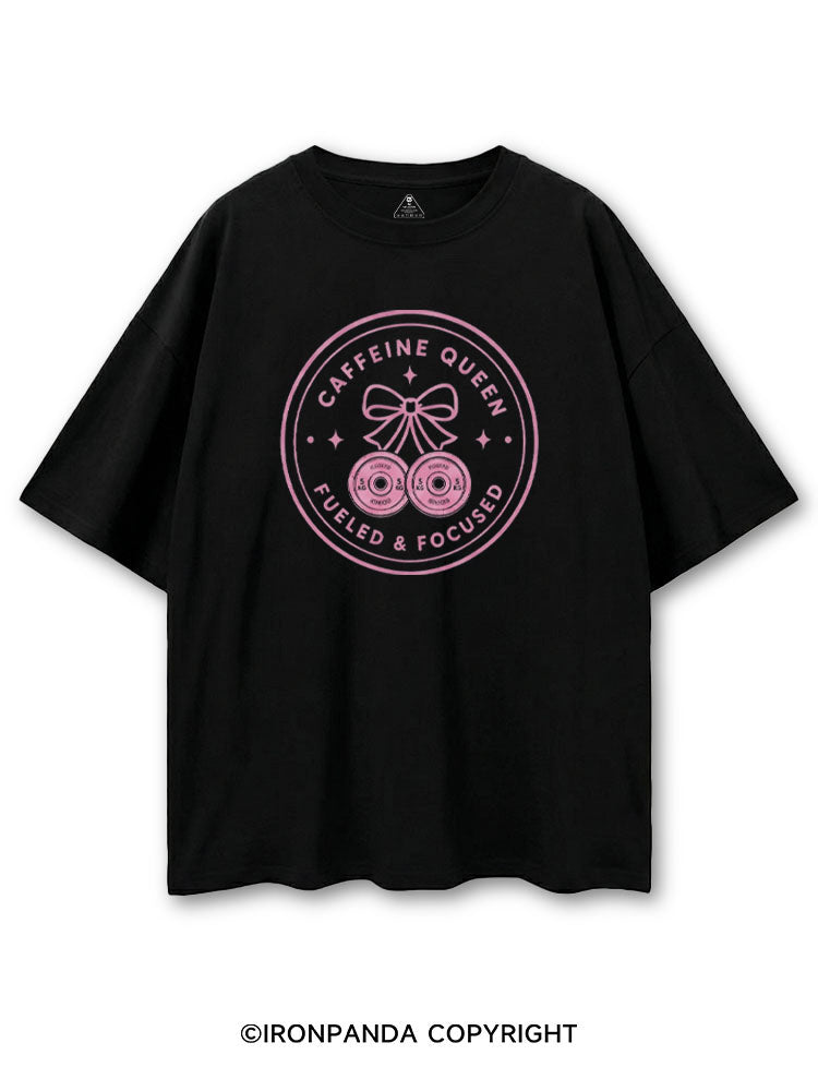 CAFFEINE QUEEN FUELED & FOCUSED COTTON PUMP COVER